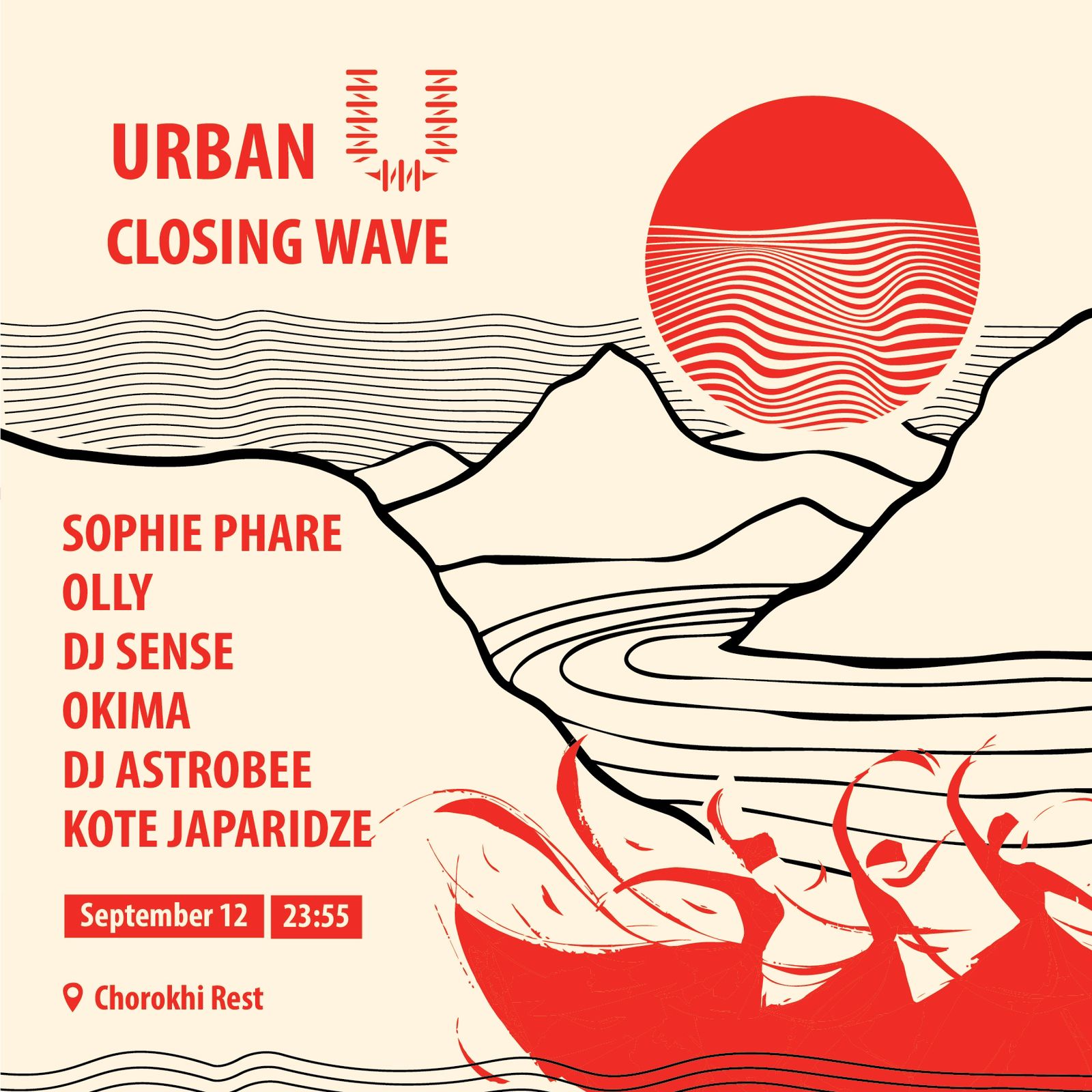 SOPHIE PHARE.OLLY.DJSENSE.OKIMA.KOTE JAPARIDZE.DJASTROBEE - SOPHIE PHARE, OLLY, DJ SENSE, OKIMA, KOTE JAPARIDZE, DJ ASTROBEE - URBAN Event in Batumi