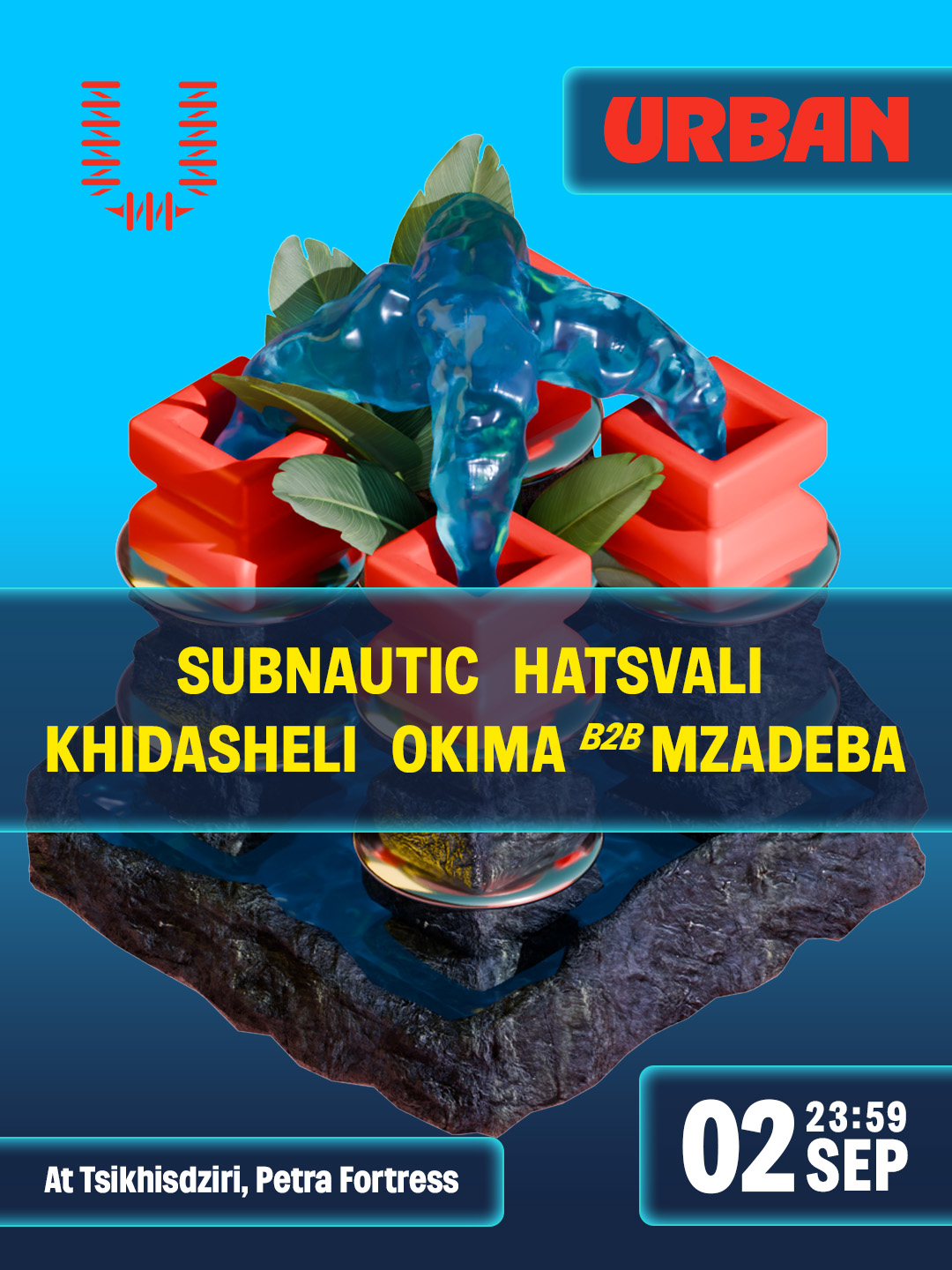 SUBNAUTIC, HATSVALI, KHIDASHELI, OKIMA B2B MZADEBA - SUBNAUTIC, HATSVALI, KHIDASHELI, OKIMA B2B MZADEBA - URBAN Event in Batumi